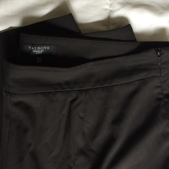 18W Talbots classic side zip women's dress pants