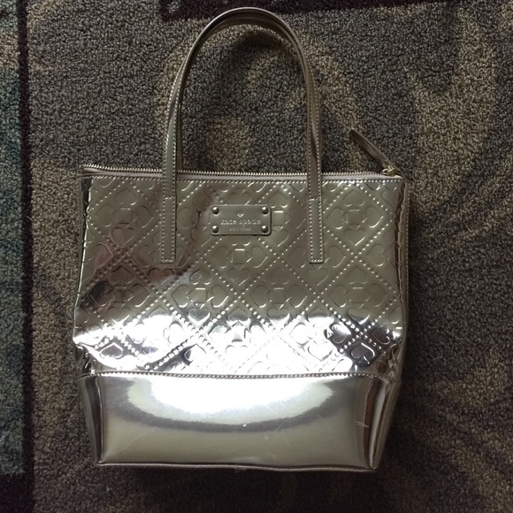 Gold Kate Spade purse
