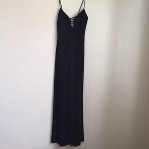 Black maxi dress