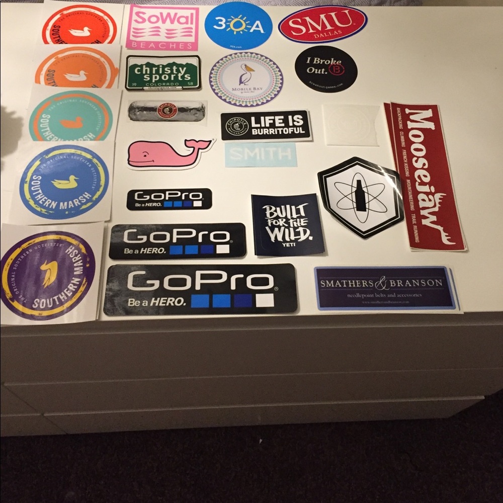 Preppy stickers