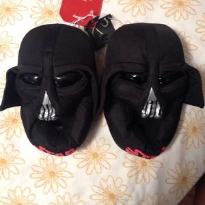 Disney toddler darth vader slippers