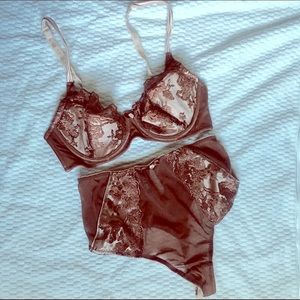 ✨LAST CHANCE✨ NWOT High Waisted Bra/Panty Set