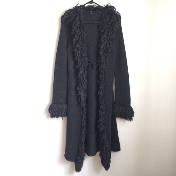 Bebe graysweater coat