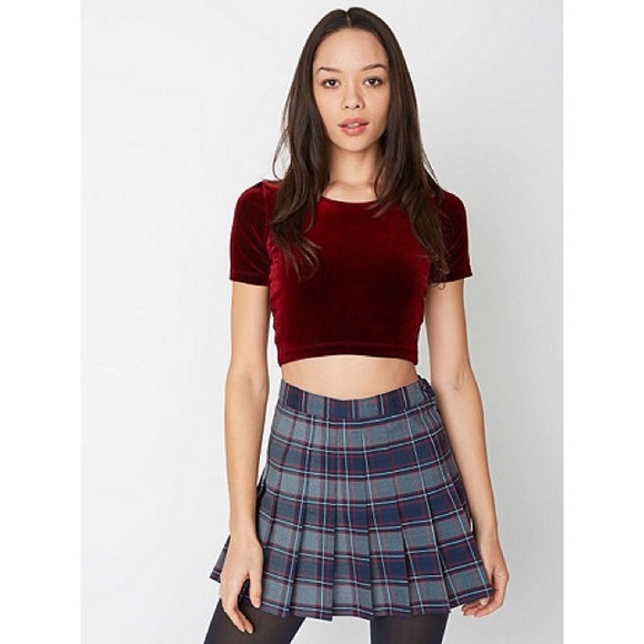 AA Genevieve plaid tennis skirt