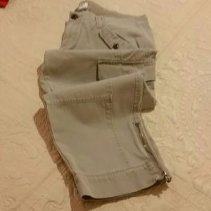 Old Navy Cargo Capris with zippered Ankles