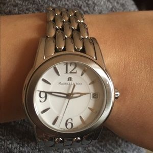 Maurice lacroix silver watch. Brand new!