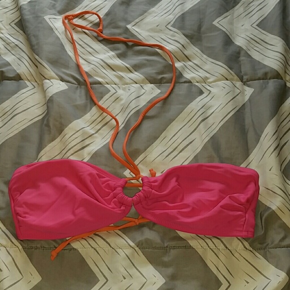 Hot pink bikini top