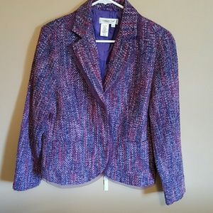Coldwater Creek tweed Blazer