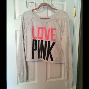 PINK VS Cropped Sweatshirt