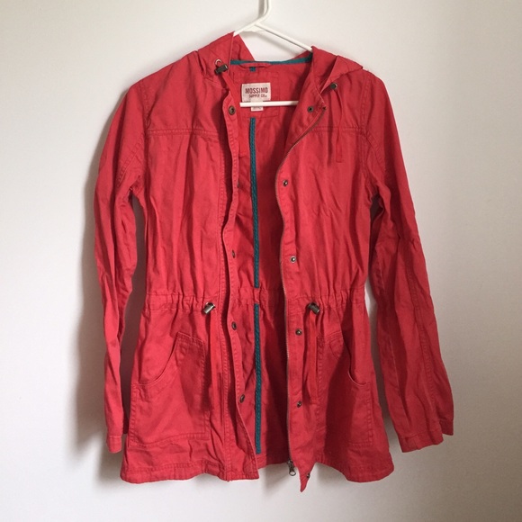 ✨ Reduced ✨ Salmon Colored Utility Jacket