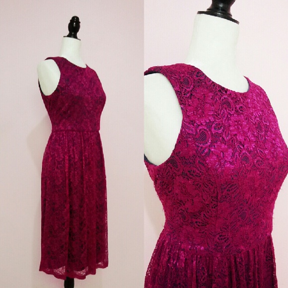 Berry dress - Picture 2 of 3