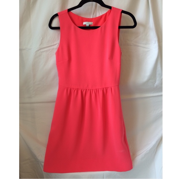 J. Crew Dresses & Skirts - J. CREW Coral pleated dress