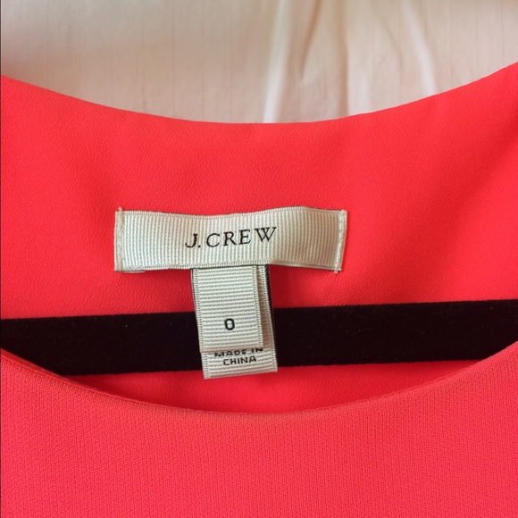 J. CREW Coral pleated dress - Picture 3 of 4