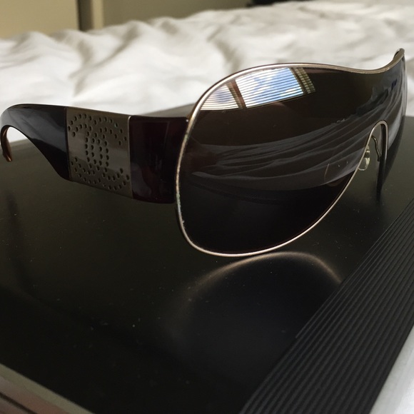 CHANEL Accessories - Authentic Chanel sunglasses. Orange accent.