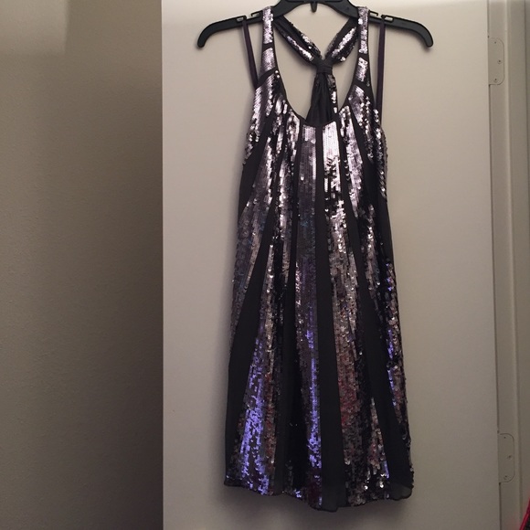 Juicy Couture Sequin Racerback Dress