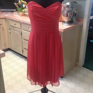 Coral bridesmaids/formal dress.