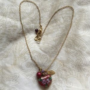 Anthropologie Cloisonné Necklace