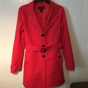 Coral spring trench coat!