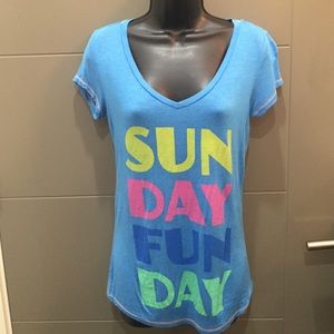 Sunday Funday v-neck tee