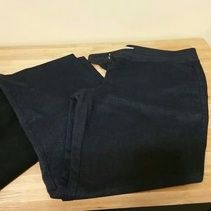 Blue trouser pants
