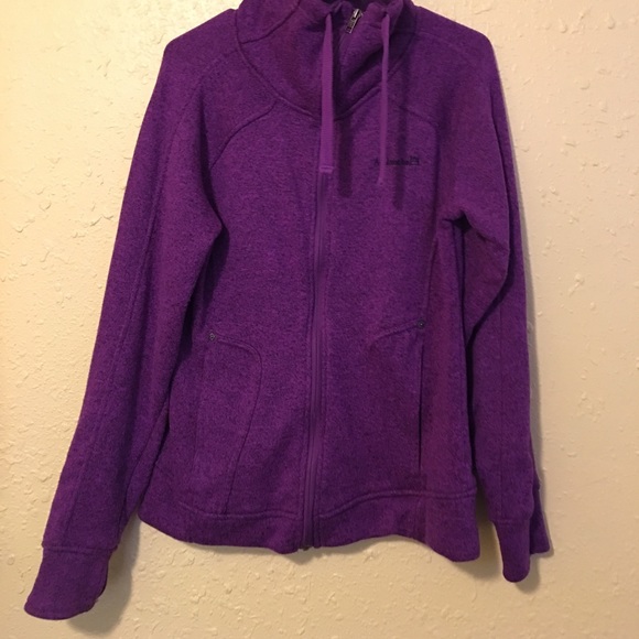 Magenta Hooded Sweatshirt.