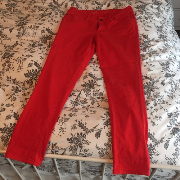 The Limited Red Jeans