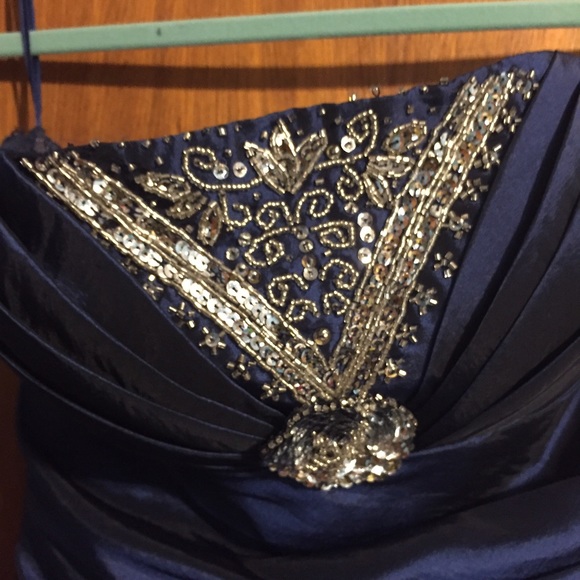 Blue Princess Prom Dress MUST GO - Picture 3 of 3