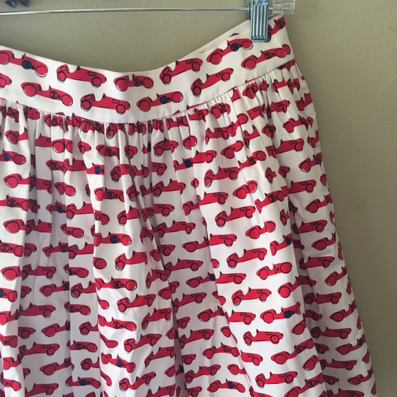 Kate Spade Circle Skirt with cars, Size 8