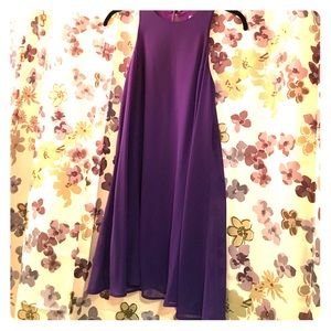 Lulu's Chiffon Purple Shift dress