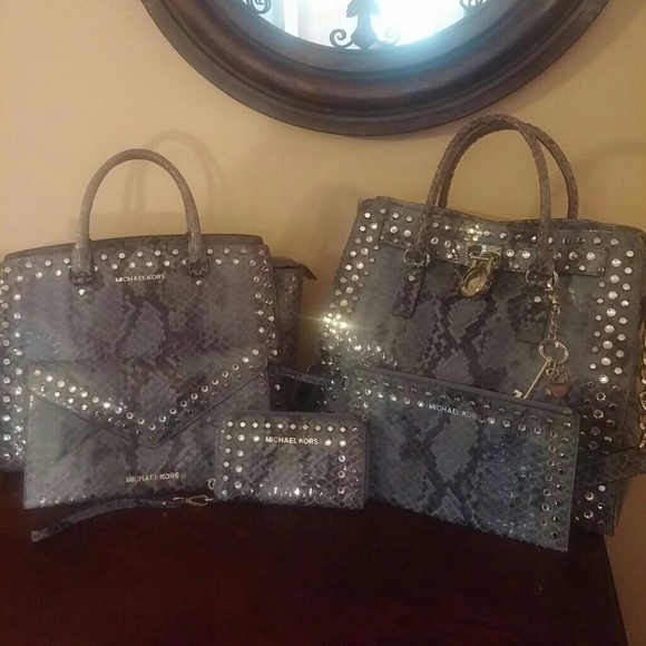 💎💙💎Micheal Kors JEWEL DENIM HAMILTON💎💙💎 - Picture 9 of 9