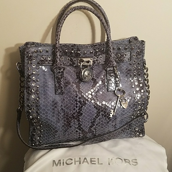 💎💙💎Micheal Kors JEWEL DENIM HAMILTON💎💙💎 - Picture 2 of 9