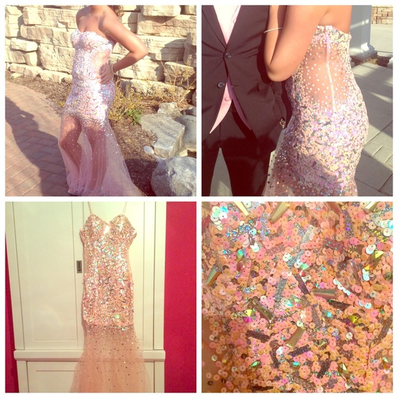 Sparkles jewels and sequin prom dress! - Picture 1 of 10