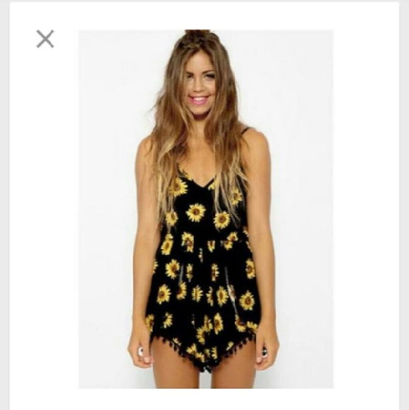 Sunflower romper!