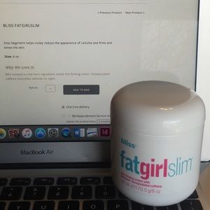 Bliss FATGIRLSLIM caffeine infused lotion