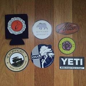 Preppy Outdoors Sticker Pack! (koozie included)
