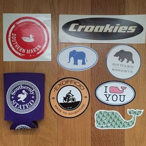 Preppy Fun Sticker Pack! (koozie included)