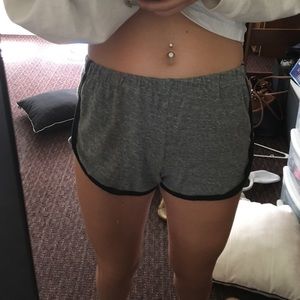 John Galt Grey and Black Shorts