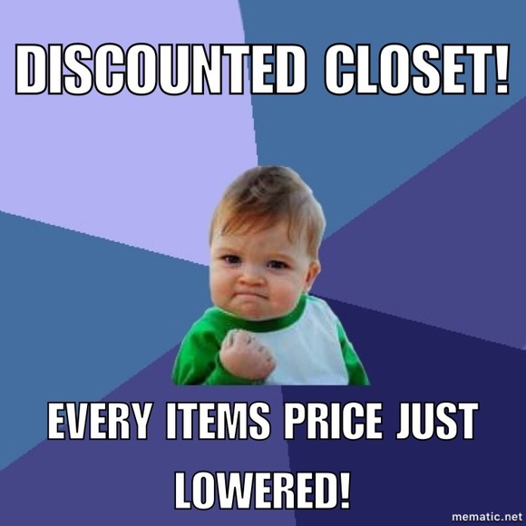 Whole closet price drop!!