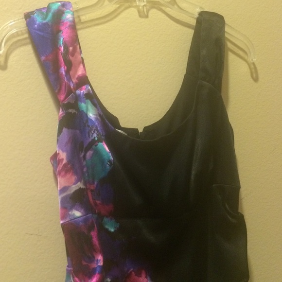 Satin stretch dress
