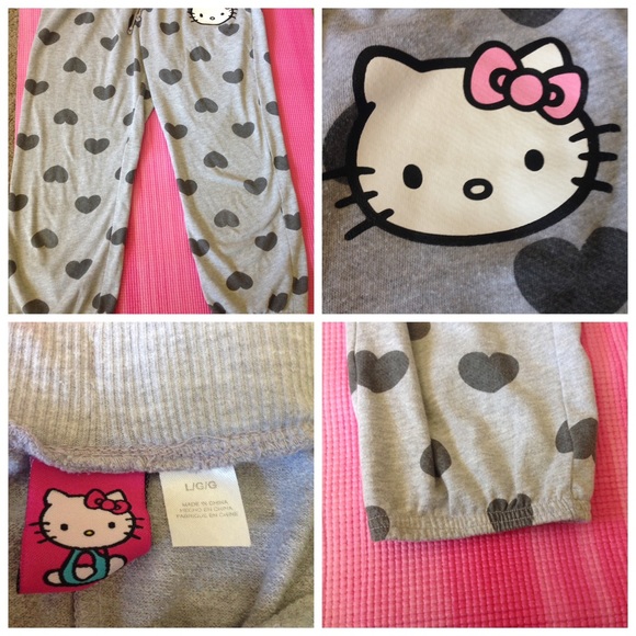 Hello kitty pajama pants!!