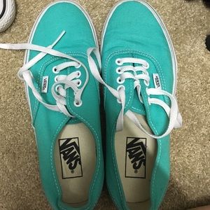 Turquoise Vans