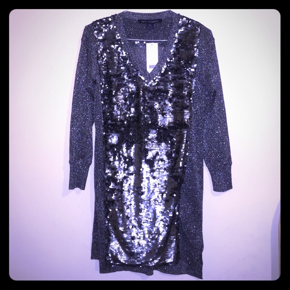 Sparkly silver tunic dress - Picture 1 of 3