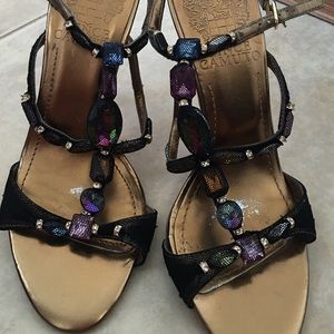 Vince Camuto jeweled heels size 5.5