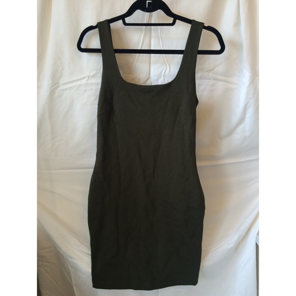 Olive Body Con Dress
