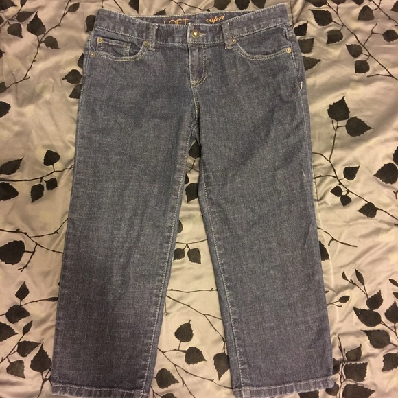 Ann Taylor Loft Jean Capris