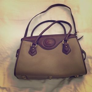 Vintage Dooney & Bourke Tan/Brown Shoulder Bag