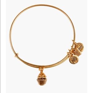 Alex & Ani Gold Cupcake Bangle