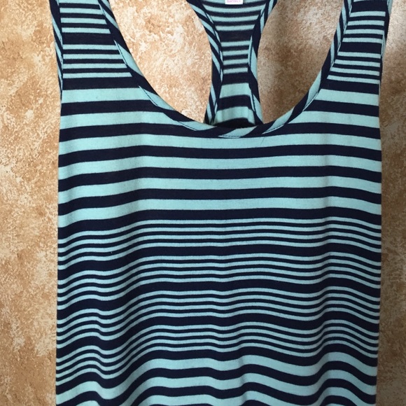 High Low Racerback Tank Dress Bathing Suit Coverup - Picture 2 of 4