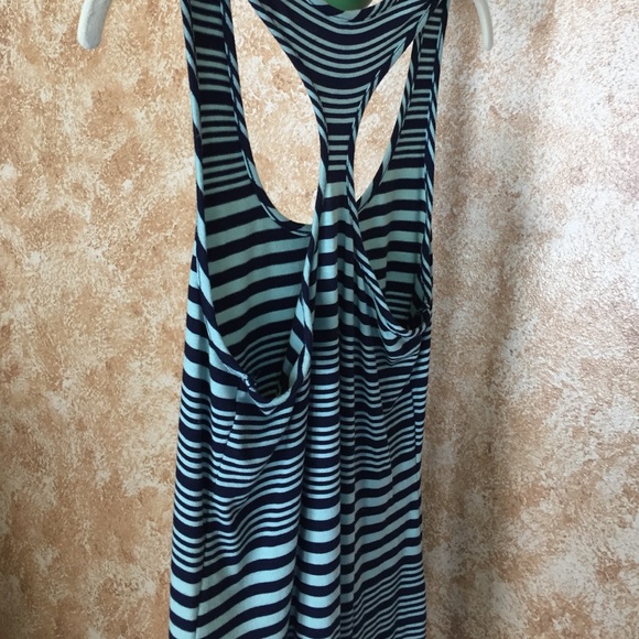 High Low Racerback Tank Dress Bathing Suit Coverup - Picture 4 of 4