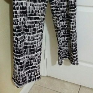 Black and white jumpsuits